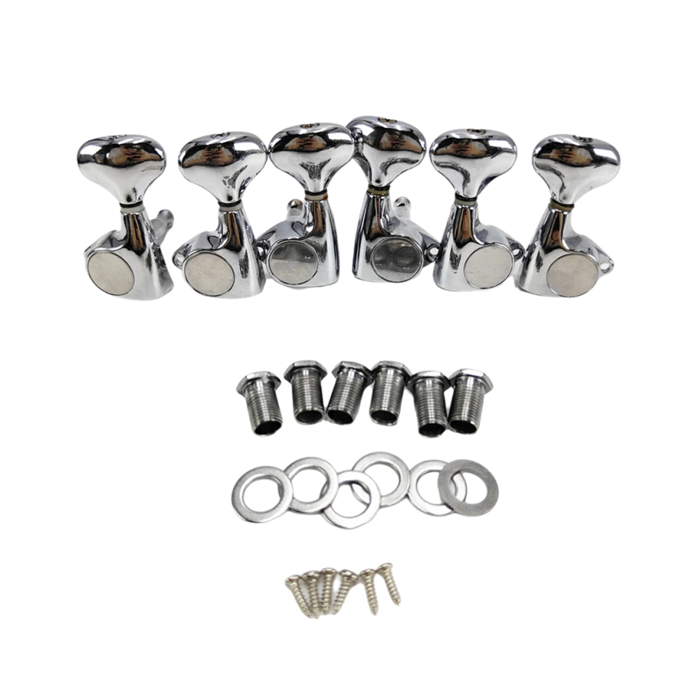 Tuners Machine Heads for Acoustic Electric Guitar Silver-image-OPC-PJTHFZW-NEW