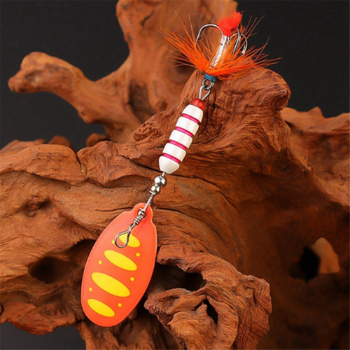 Hand-Cranked Copper Column Three Hook Bait Green Dot 2