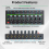 8 Channels Mini Stereo Headphone Amplifier with Power Adapter EU Plug 2