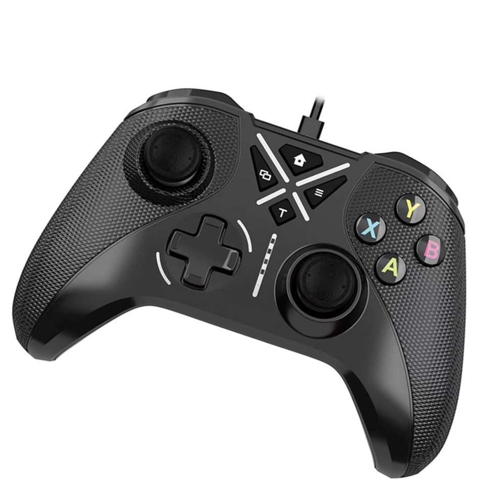 Wired Game Controller With Hall Triggers Joysticks And Turbo Function 4712869520907