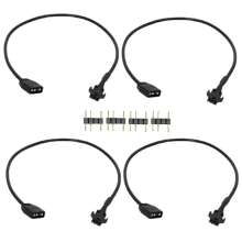 st RGB-förlängningskablar för RGB-fläkt, PC LED-remsa