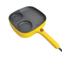3 in 1 Electric Omelette Pan Barbecue Pan Electric Cooker EU Plug C