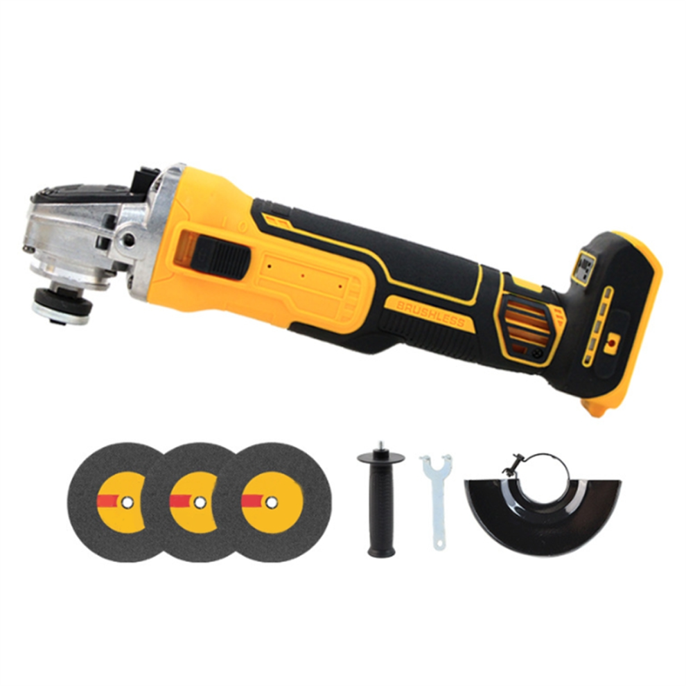For 18V 20V Battery Cordless Brushless Angle Grinder 4712869528255