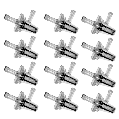12Pcs Universal Motorcycle Right Angle Inline Filter