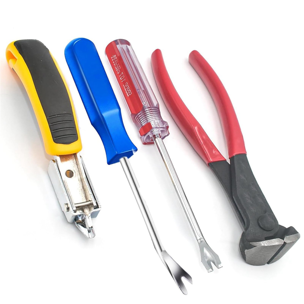 Staple Remover Tack-Puller Nail Remover Tool Set Nail Puller Plier,