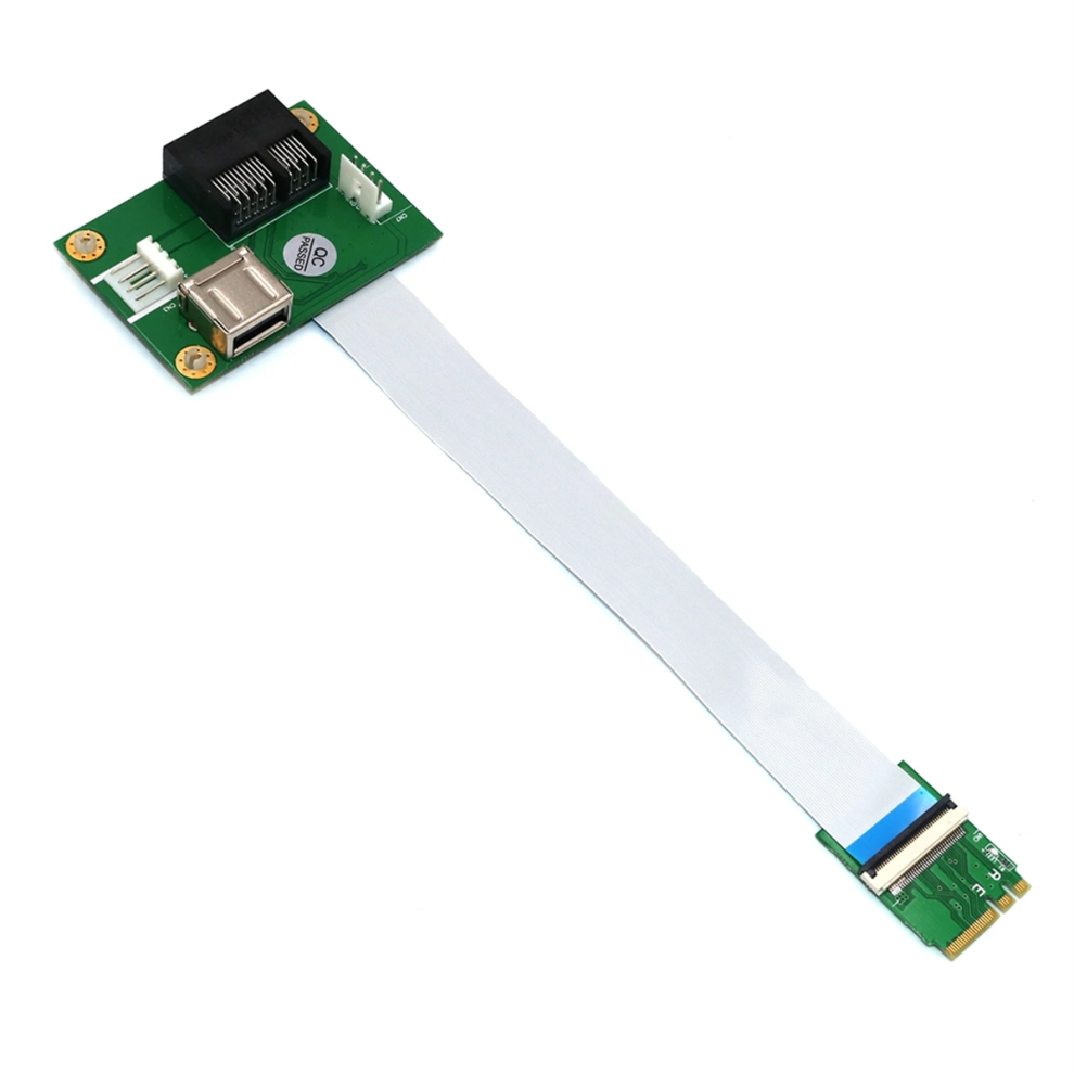 Pcie Riser Ngff M.2 Key A/E To Pci-E Express X1+Usb Adapter 4712869524936
