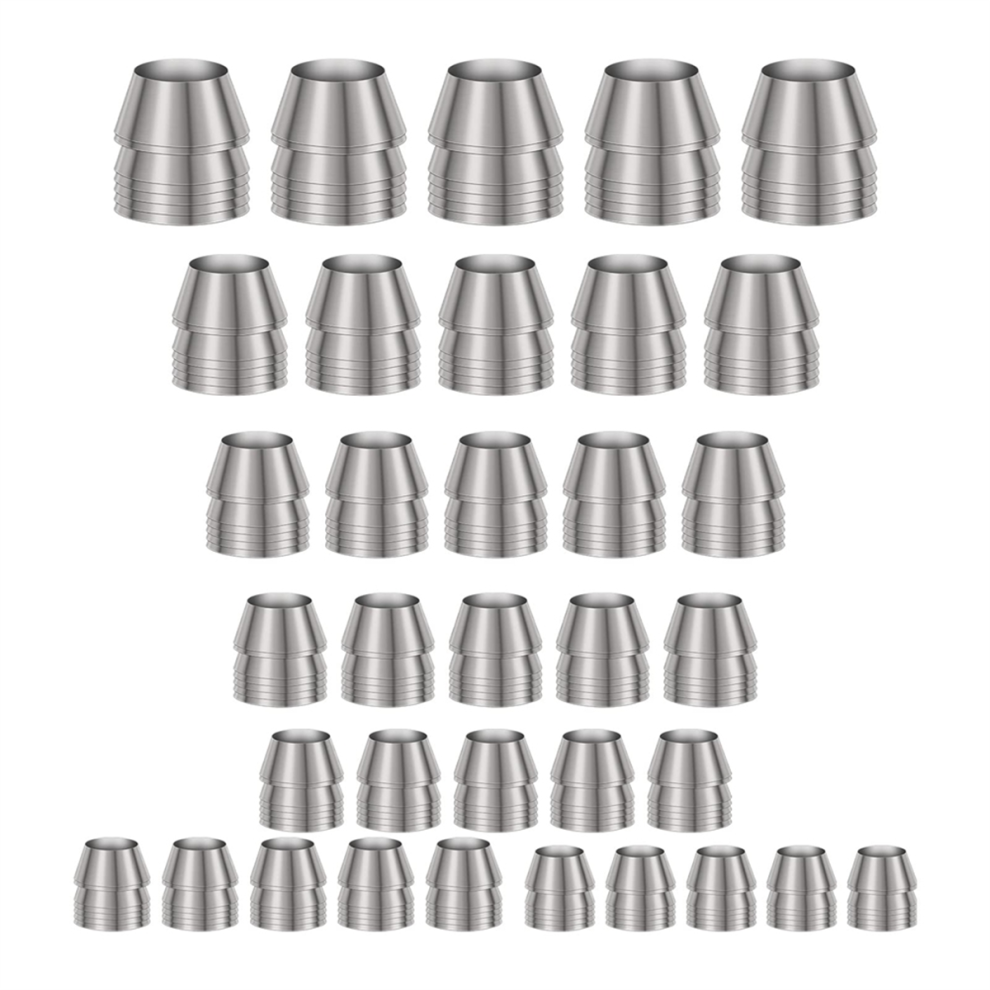 35 Pieces Safe Round Handle Wedges, Conical Mauls Handle Wedge Kit 4712869523816