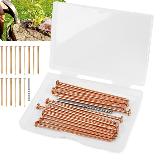 15 Pieces Copper Nails for Killing Tree Stump