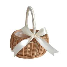 Woven Flower Basket Hualanzi Wicker Basket Candy Gift Basket 19cm
