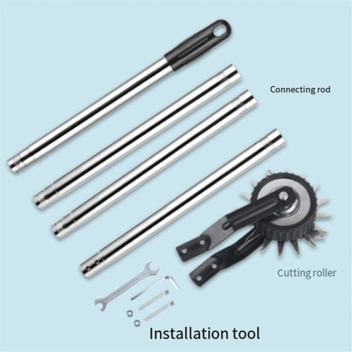 Wheel Rotary Edger, Manual Edger Lawn Tool,Adjustable Length 1