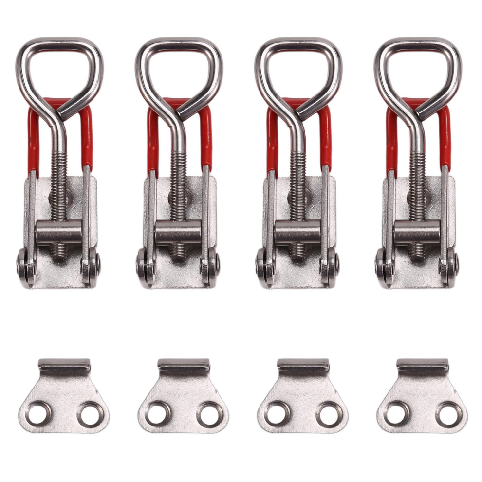 4Pcs Adjustable Toolbox Case Metal Toggle Latch 4712869531330