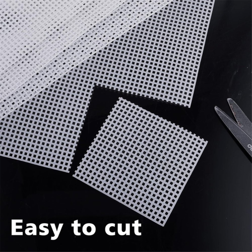 Plastic Mesh Canvas Sheets for Embroidery,Knitting Crochet Projects,A 1