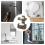 Shower Soap Dish Wall Mounted Toiletries Container Double Layer 5