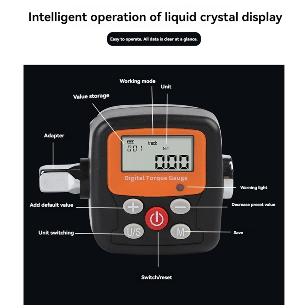 Digital Torque Gauge Torque Wrench Tester Torque Wrench Adapter C 4712869542404