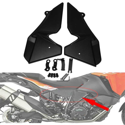 Motorcykel Radiator Sidebeskyttelse Kåbe Beskyttelsesplade til 2