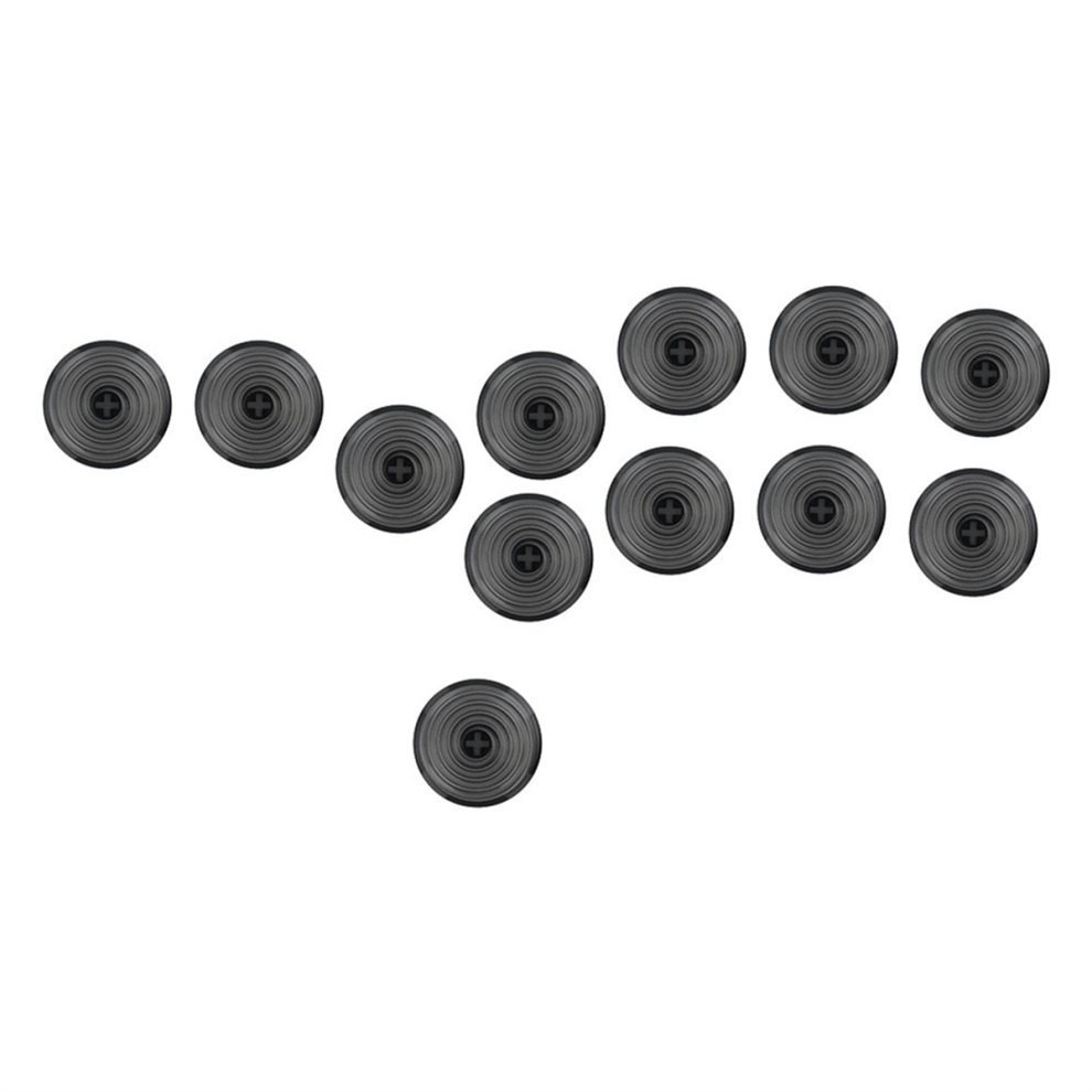 12PCS for Arcade Controller Controller Mechanical Button Black