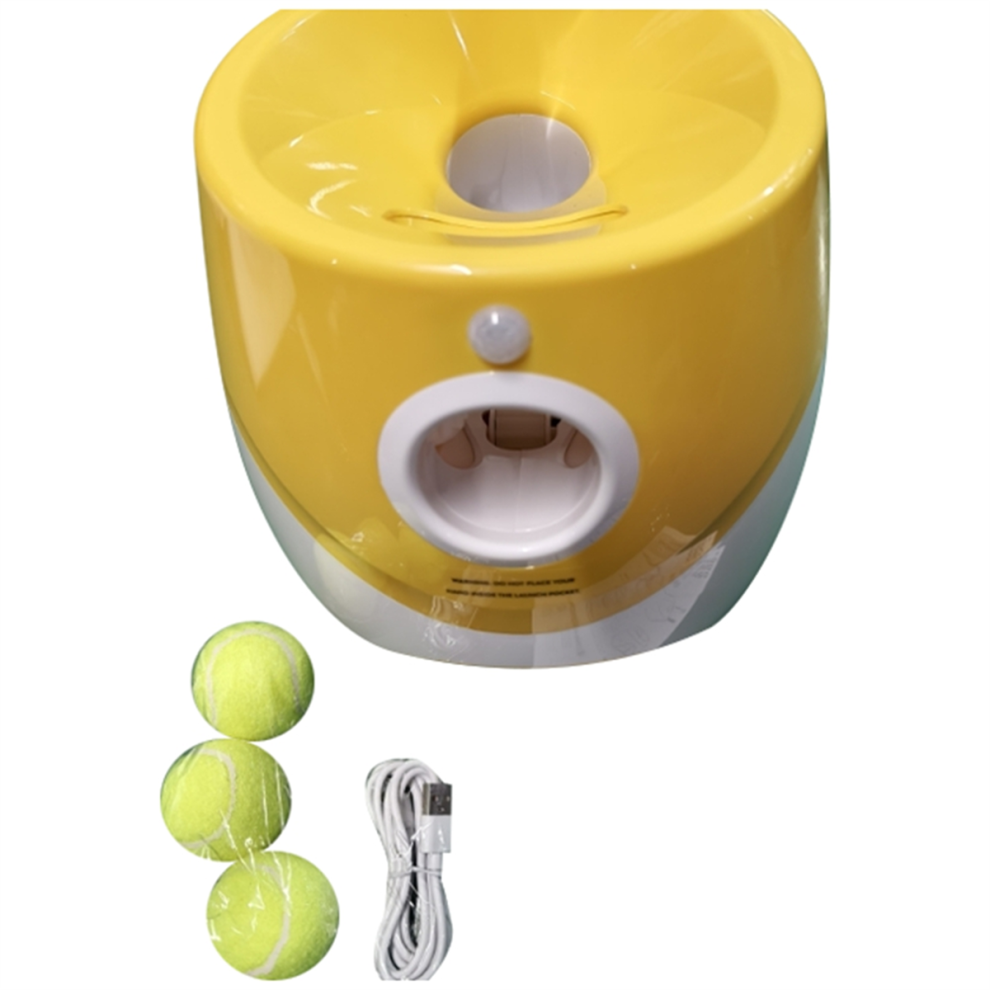 Rechargable Dog Tennis Ball Launcher Dogs Chase Automatic Toys C