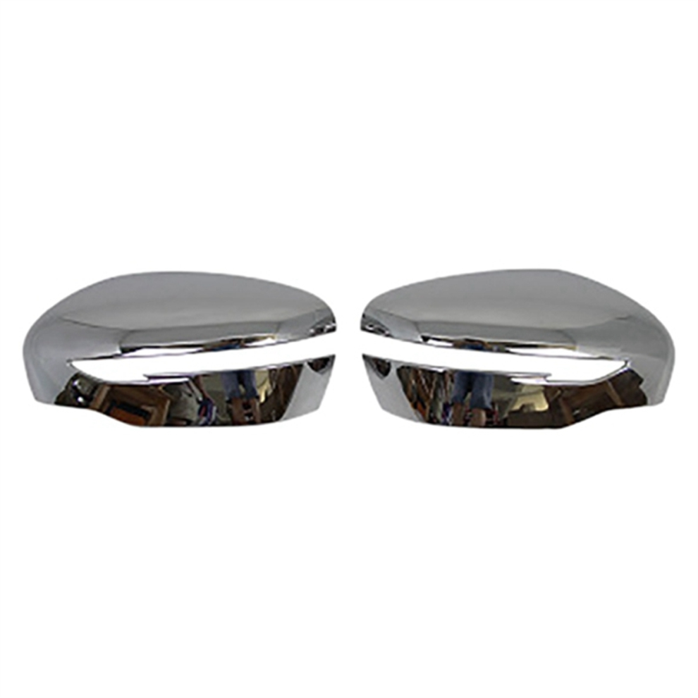 1Pair Rearview Mirror Cover Decorative Cover Protective Cover Silver 4712869558962
