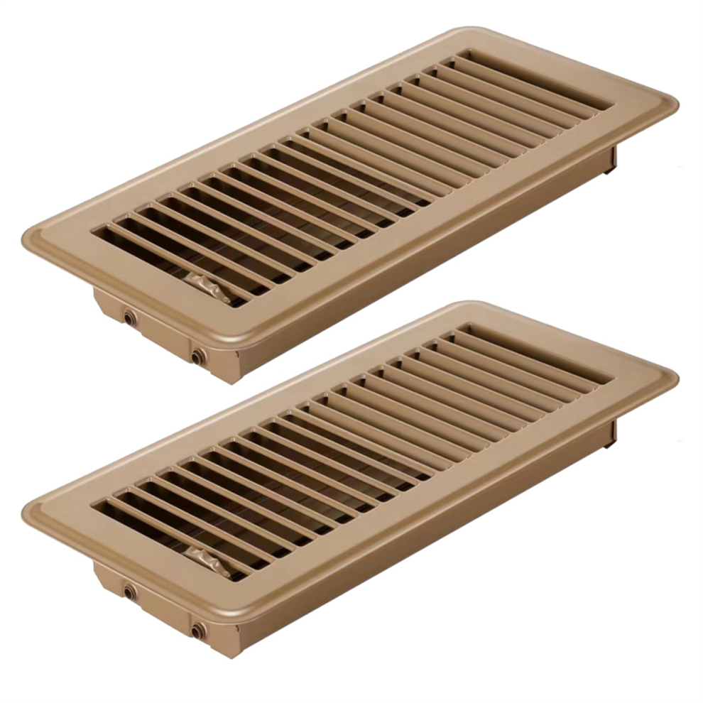 2Pcs Floor Register 4X10inch,For Heater Floor Register B 4712869563157