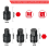 16-Piece Impact Brake Caliper Socket Tool Set 4