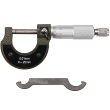 Micrometru metric 0-25 mm, micrometre exterioare din oțel, instrumente precise