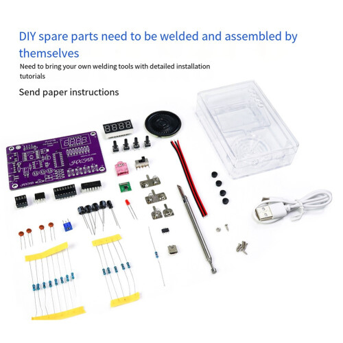 Kit electronic radio FM DIY -017B nou 2
