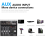 4 Channel Bluetooth Audio Mixer for Studio Stage DJ Home EU Plug 7