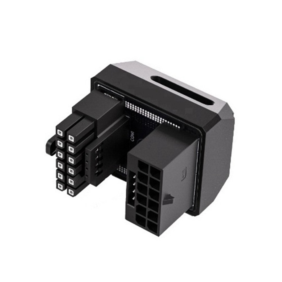 16Pin Gpu Power Connector 180 Degree Angled Adapter Rvs 4712869549212