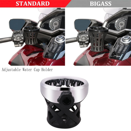 Motorcycle Cup Holder Drink Holder Adjustable Water Cup Holder 2