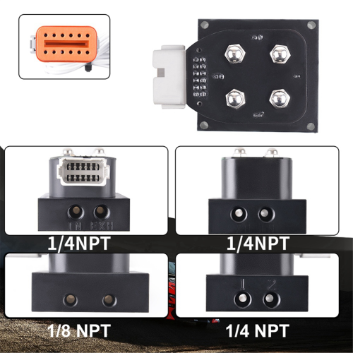 12V magnetventil luftaffjedringsmanifoldventil 1