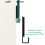 Hardware Mirror Clips for Wall Mounting, Single Hole Black 2