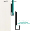 Hardware Mirror Clips for Wall Mounting, Double Hole Black 2