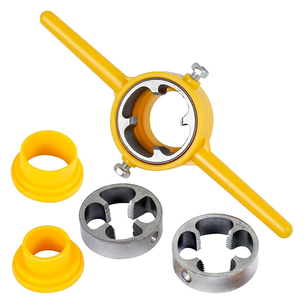 6Pcs Pvc Thread Maker Tool, Pipe Threader Plumbing Tool Kit, 4712869587221