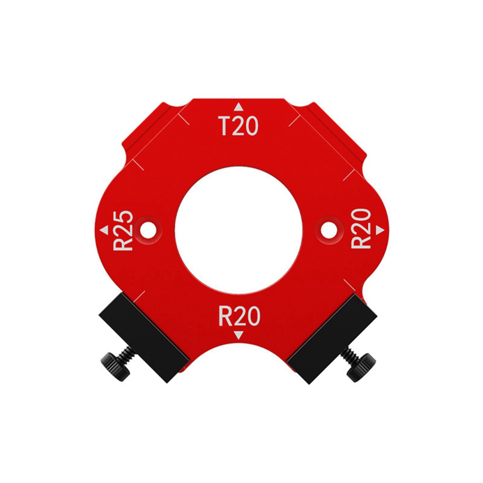 Woodworking Router Templates Arc Angle Positioning Template, B 4712869584381