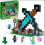 Jeu de construction Minecraft Sword Outpost 21244, comprenant Creeper, Warrior, Pig et Skeleton. 1