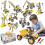 Jouets éducatifs de construction, kit d'apprentissage STEM, blocs de construction préscolaires, ensemble 1