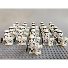 21 minifiguras de soldados de asalto imperiales para niños.