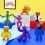 Coffret de 7 figurines Rainbow Friends - Mini blocs de construction assemblés, figurines d'action, jouet 1