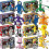 Lot de 8 blocs de construction Rainbow Friends Doors à assembler pour enfants 1
