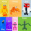 Lot de 7 figurines Rainbow Friends, blocs de construction amusants à assembler, figurines d'action, 4