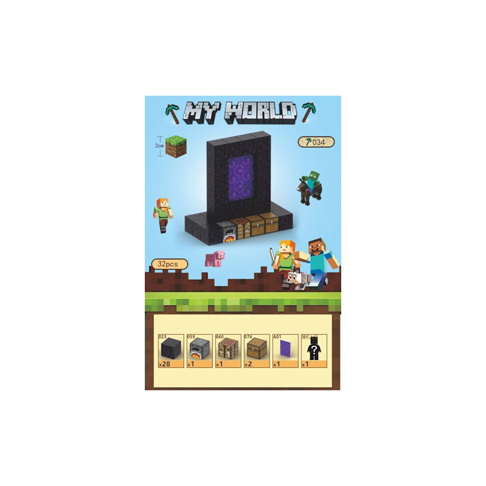 (Portale)Calendario Dell'avvento Con 32 Cubi Magnetici A Sei Facce (Portale) Portale