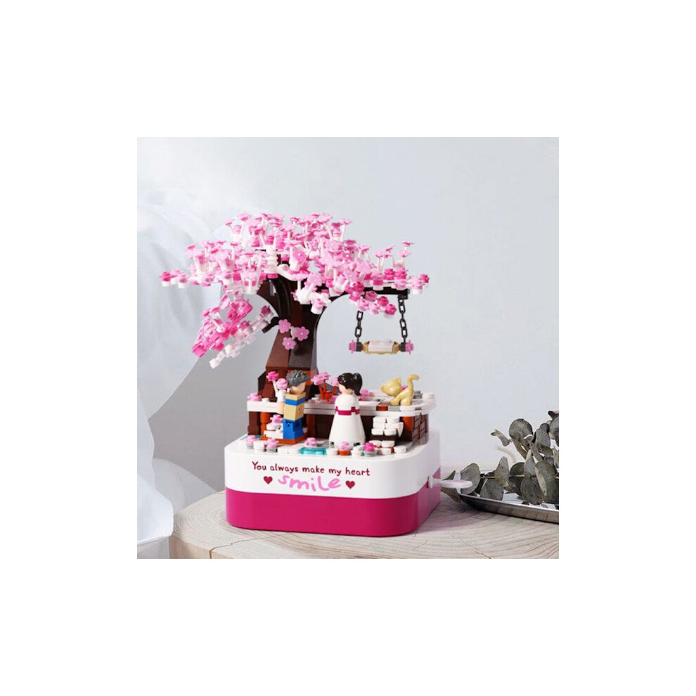 (Love Time - Music Box) Regalo Di Natale Decorazioni Natalizie Creative Blocchi Da Costruzione Albero