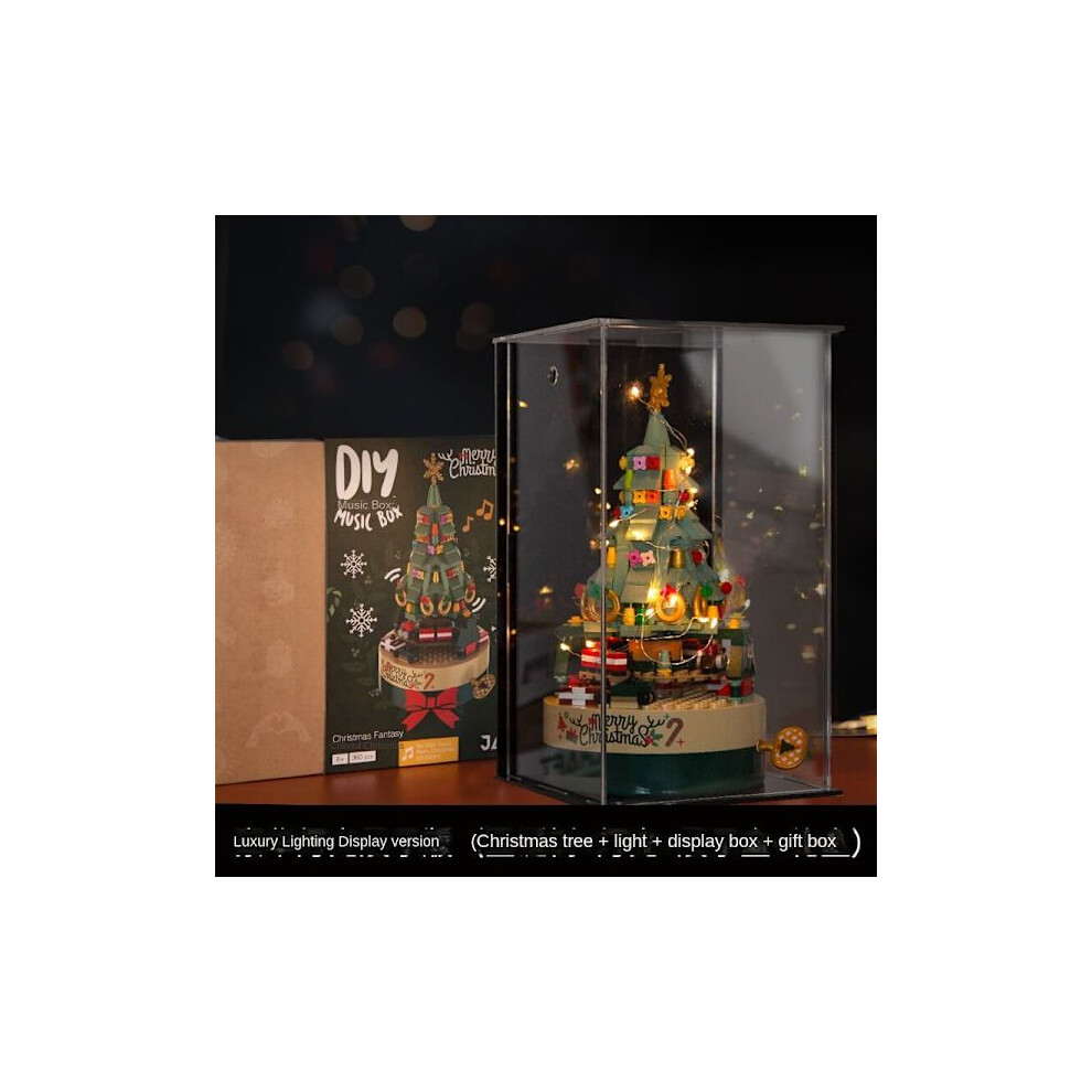 (Carillon Portafortuna) Regalo Di Natale Decorazioni Natalizie Creative Blocchi Da Costruzione Albero