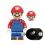 Lot de 8 figurines Super Mario à assembler, blocs de construction, jouets, mini figurines à collectionner, 4