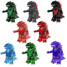 Godzilla Building Blocks Figures 8 Multicolor Children's Building Toys