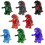 Godzilla Building Blocks Figures 8 Multicolor Children's Building Toys 1