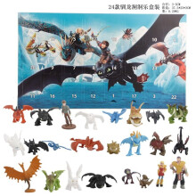 (Dragon)Gos-Adventskalender, Puppenspielzeug, Weihnachten, 24-Tage-Countdown-Kalender, Blindbox, Geschenke,