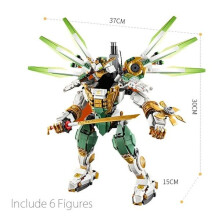 New Land Bounty Truck Car Lloyds Titan Mech Fire Snakes Bugs Blocs de construction Briques 70677 70676