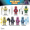 Pièces/ensemble Power Rangers Blocs de construction Figurines Jouets Figurines d'assemblage Jouets Enfants 1