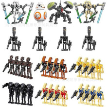 (estilo 17) Minifiguras Super Battle Droid y B1 Battle Droid Army Building Blocks Figuras de juguete